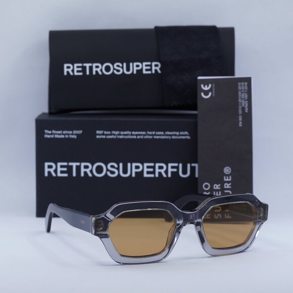 Final Price! RetroSuperFuture Pooch D2A Stilo/Black Sunglasses - Picture 1 of 10